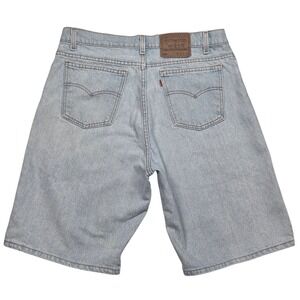Vtg Levi's 90's Orange Tab 550  Denim Shorts Mens 36 Fits 34 Light 1993 Faded